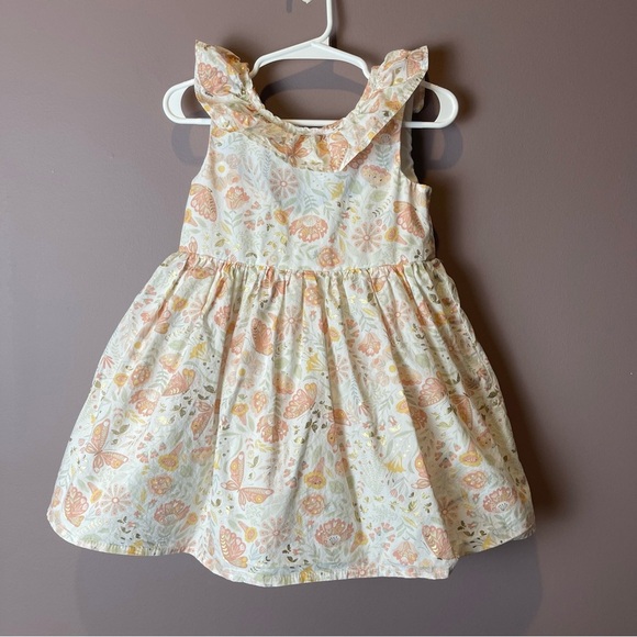 Prairie by Rachel Ashwell Dress Floral Butterfly 2T - Picture 2 of 11